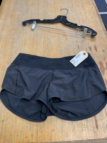 Lululemon Speed Up Short Size 4 Black