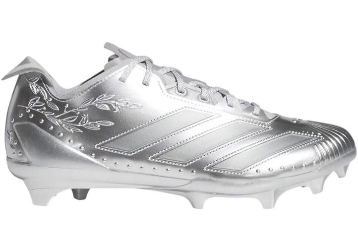 adidas Adizero Electric Ii Coins American Football Cleats Unisex Silver