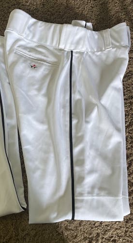 Alleson White /Black piping Adult Large Baseball Pants