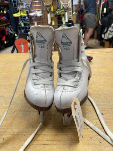 Jackson Glacier 120 9J White Figure Skates
