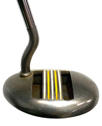 PGA Stripeline III Mallet Putter Made In USA Steel Shaft 31.5" RH New Mid Grip