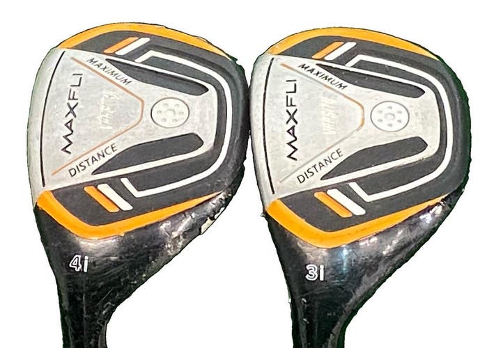 Maxfli Varsity Hybrid Set 3H 19 4H 22 Junior Teen Steel 38.5" LH For 60-64" Tall