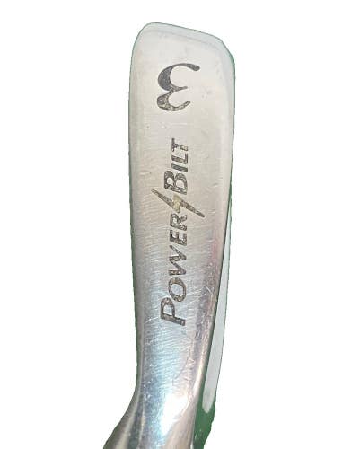 PowerBilt Grand Slam Oversize 3 Iron Regular Flex Steel 38.5" LH Good Grip LEFTY