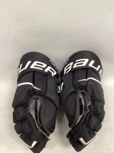 Used Bauer VOLT Junior Shin Guards Black 10" 11851-S000053275