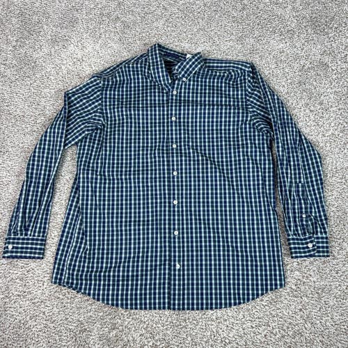 Duluth Trading Co Shirt Mens XLT Plaid Long Sleeve Magna Ready Button Relaxed