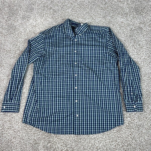 Duluth Trading Co Shirt Mens XLT Plaid Long Sleeve Magna Ready Button Relaxed
