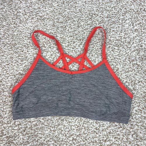 The North Face Tank Top Womens Large Gray FlashDry Strappy Cropped Yoga Gym