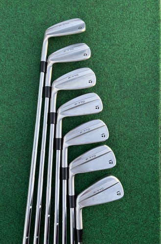 Men's 2025 TaylorMade P770 Left Hand Iron Set Stiff Flex (Used)