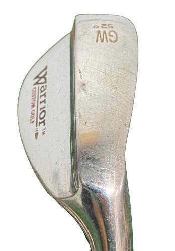 Warrior Golf Gap Wedge 52* Men's RH Harrison Stiff Steel 35.5" Good Factory Grip
