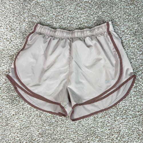 Nike Shorts Women Large Pink Activewear Running Tempo Running Athletic Gym Lined
