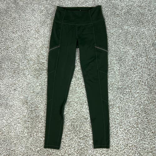 Athleta Pants Women Small Green Active Hight Rise Metro Drift Leggings Casual