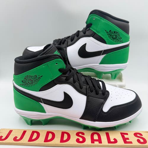 Nike Air Jordan 1 Mid TD Football Cleats Lucky Green FJ6805-003 Men’s Sz 12 NEW

New Without Box