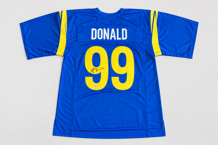 Aaron Donald Signed Los Angeles Rams Custom Jersey #99 – Beckett Authenticated