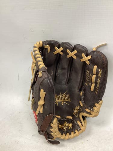 Used Rawlings HIGHLIGHT SERIES BB/SB Glove RH Throw Brown 10 1/2" 11851-S000053314