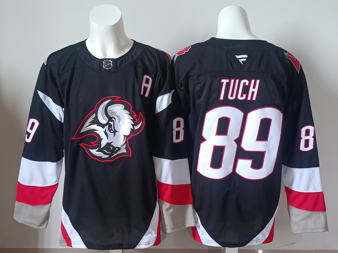 Men's Buffalo Sabres Alex Tuch 89 Stitched Jersey Ice Hockey Jersey size 52