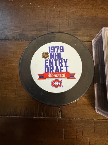 1979 NHL Entry Draft Montreal Puck