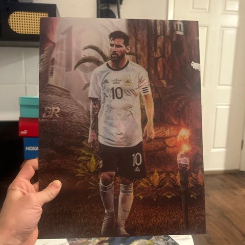 Lionel Messi 3D poster