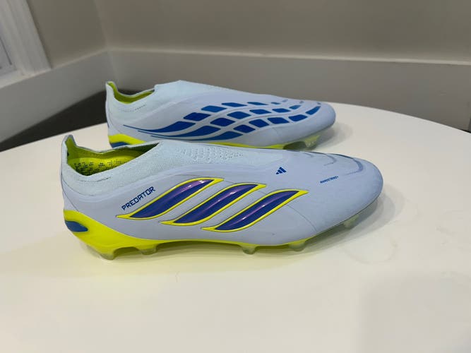 Blue Men's Size M 10.5 (W 11.5) Adidas Predator Elite FG Molded Cleats Cleats (New)