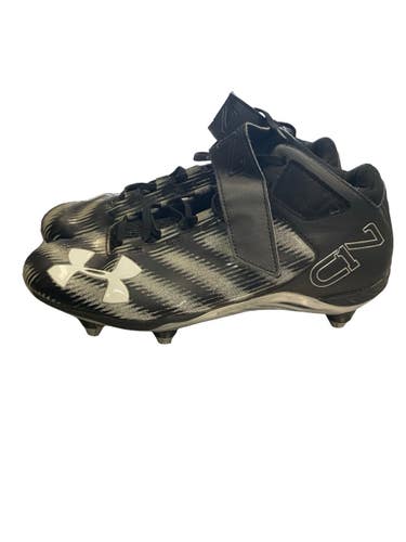 Under Armour Adult FB Cleats Black Senior 12 11859-S000034123