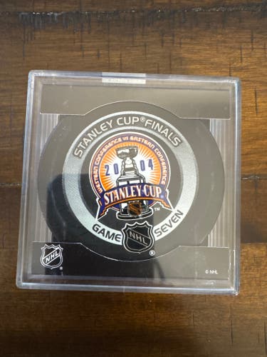 2004 Game Seven 7 Stanley Cup Finals Puck