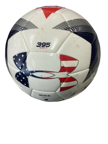 Used Under Armour 395 All Size Soccer Ball White/Red/Navy 5 11613-S000190914