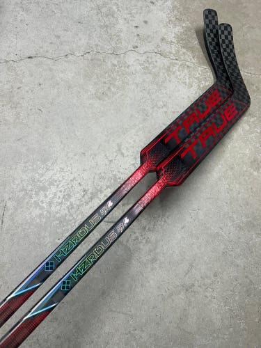 2 PACK True HZRDUS 9X4 Regular Goalie Stick 25.5" Paddle NHL Pro Stock (New)