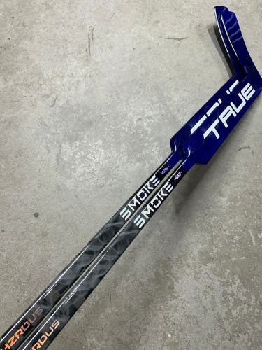 2 PACK True HZRDUS Smoke Regular Goalie Stick 24” Paddle NHL Pro Stock (New)