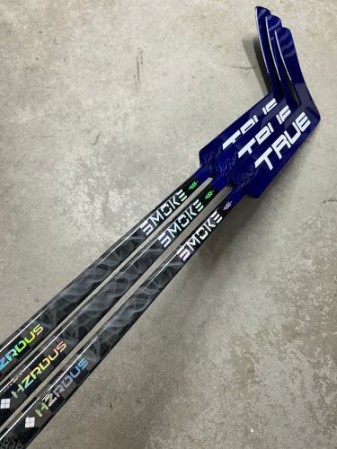 3 PACK True HZRDUS Smoke Regular Goalie Stick 24” Paddle NHL Pro Stock (New)