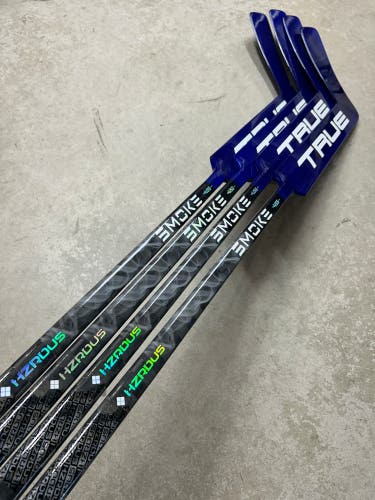 4 PACK True HZRDUS Smoke Regular Goalie Stick 24” Paddle NHL Pro Stock (New)
