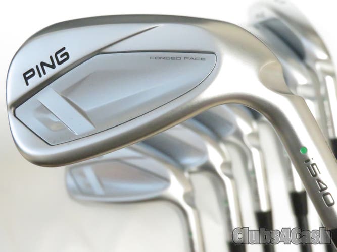 PING i540 Irons Green Dot UST Mamiya Recoil DART 75 F4 Stiff 5-P+U .. Shop Wear