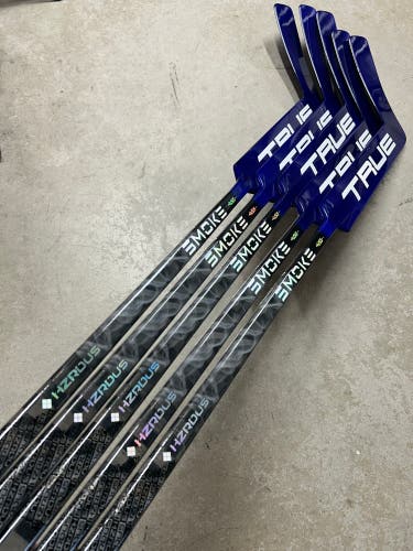 5 PACK True HZRDUS Smoke Regular Goalie Stick 24” Paddle NHL Pro Stock (New)