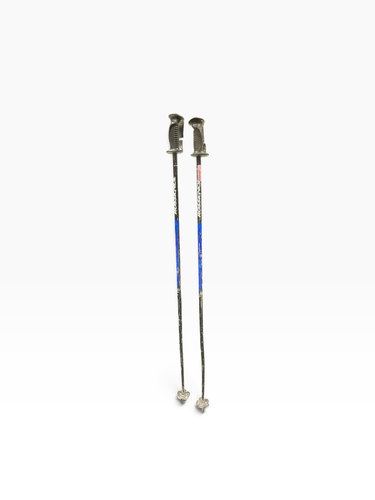 Used Rossignol VALLEE Mens DH Ski Pole Black And Royal Blue 135 cm / 54 in 11847-S000039296