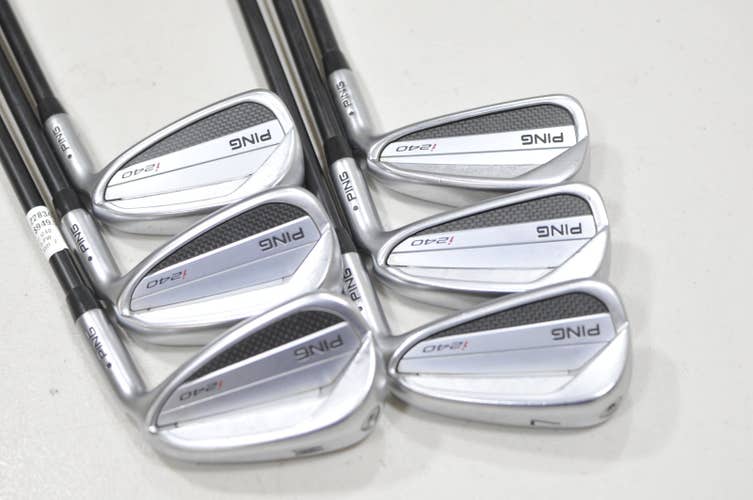 Ping i240 5-W Iron Set Stiff Flex True Spec 70 Black Dot RH Graphite #228344