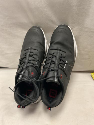 Used Foot Joy Mens Golf Shoes Black Senior 10.5 11490-S000277830