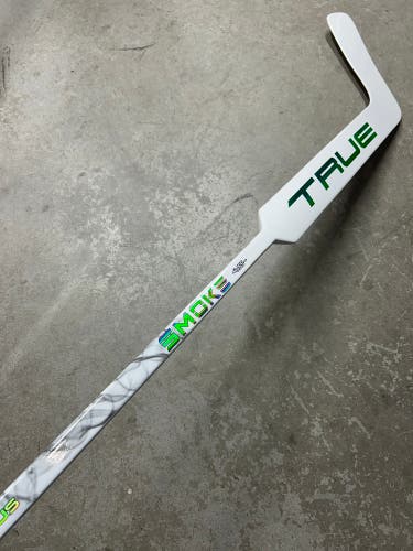 True HZRDUS Smoke Regular Goalie Stick 26”Paddle NHL Dallas Stars Pro Stock (New)