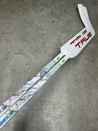 2 PACK True HZRDUS Smoke Regular Goalie Stick 26” Paddle NHL Pro Stock (New)