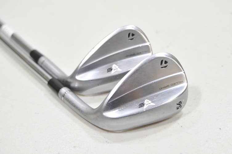 TaylorMade Milled Grind 5 Chrome 56*, 60* Wedge Set DG S400 Stiff Steel #228224