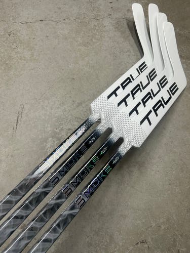 4 PACK True HZRDUS Smoke Regular Goalie Stick 25.5” Paddle Ilya Samsonov Pro Stock (New)