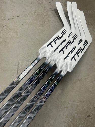 5 PACK True HZRDUS Smoke Regular Goalie Stick 25.5” Paddle Ilya Samsonov Pro Stock (New)