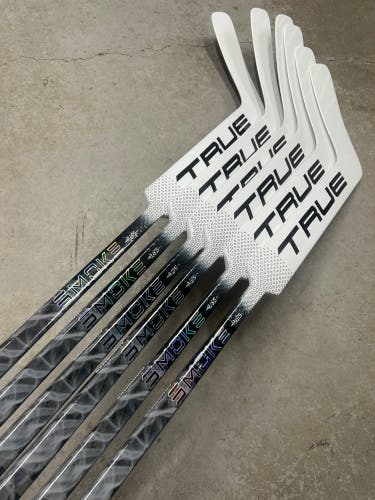 6 PACK True HZRDUS Smoke Regular Goalie Stick 25.5” Paddle Ilya Samsonov Pro Stock (New)