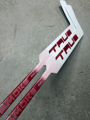 2 PACK True HZRDUS Smoke Regular Goalie Stick 27” Paddle Pro Stock (New)