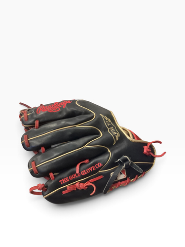 Used Rawlings PROR205W-2BG BB/SB Glove RH Throw Black 11 3/4" 11846-S000111281