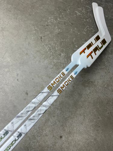 2 PACK True HZRDUS Smoke Regular Goalie Stick 26” Paddle Pro Stock (New)