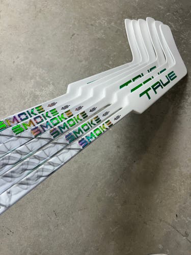 6 PACK True HZRDUS Smoke Regular Goalie Stick 26”Paddle NHL Dallas Stars Pro Stock (New)