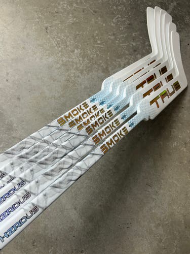 6 PACK True HZRDUS Smoke Regular Goalie Stick 26” Paddle Pro Stock (New)
