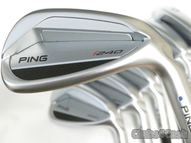 PING i240 Irons Blue Dot NS PRO Modus3 Tour 115 Stiff 5-P+U  +1/2" TALL  MINT