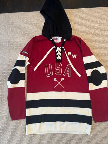 TDalton Vintage Inspired USA Lacrosse Custom Hoodie/