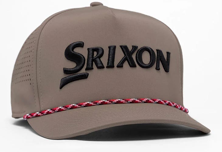 NEW Srixon Tour Tech Rope Khaki Adjustable Snapback Golf Hat/Cap