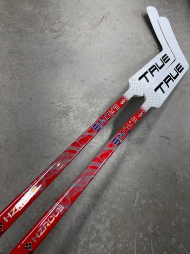 2 PACK True HZRDUS Smoke Regular Goalie Stick 23” Paddle (New) JACOB MARKSTROM