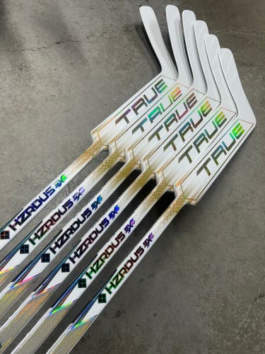 6 PACK True HZRDUS 9X4 Regular Goalie Stick 25.5" Paddle Ilya Samsonov Pro Stock (New)
